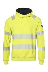 FR HI-VIS Hoodie - PFAS + metallfrei