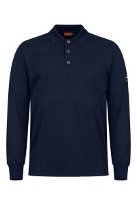 Flame Retardant Poloshirt, long sleeve