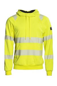 FR HI-VIS Hoodie - PFAS + metallfrei